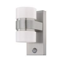 Eglo Leuchten LED-Wandleuchte 2 Edelsilber weiss ATOLLARI