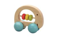 Holzrassel Elefant mit Rädern Kinderspielzeug Babyspielzeug