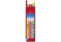 FABER-CASTELL Jumbo GRIP - Blue,Green,Orange,Pink,Yellow - 5 pc(s)