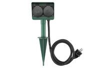 REV Ritter 0595004555 Gartensteckdose Grün Schutzkontakt