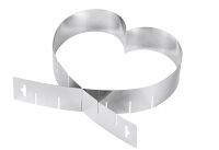 WESTMARK Herzbackform 5 cm hoch Edelstahl