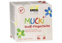 KREUL MUC Stoff-Fingerfarbe 4er Set