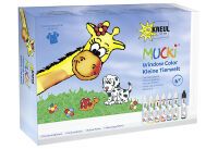 Kreul 4 + Window Color MUCKI Window Color Set Kleine Tierwelt (24451)