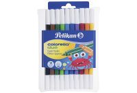 Pelikan 973172 - Fine - 10 colours - Multicolor - Bullet tip - Multicolor - Round