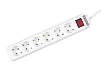 REV Ritter REV 00125101 - 1.4 m - 6 AC outlet(s) - Indoor - 1.5 mm² - White - 230 V