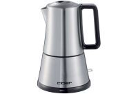 Cloer 5928 - Electric moka pot - Ground coffee - 365 W - Stainless steel