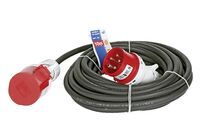 REV Ritter 006310 Strom Verlängerungskabel 16 A Schwarz 10 m - Extension Cable