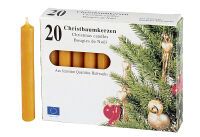 Heider GmbH Baumkerze 9,6cm Ø1,2cm natur 20 Pack