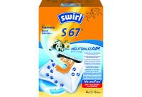 Swirl S 67 NeutralizAir - Cylinder vacuum - Dust bag - Blue - White - 4 pc(s)
