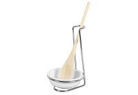 HIT Trading B.V. Kochlöffelhalter Edelstahl/Porzellan/Holz 28cm 3teilig
