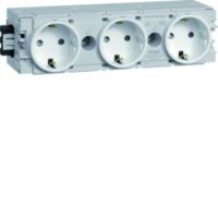 Hager KANALSTECKDOSE 3-FACH REINWEIß (GS30009010)
