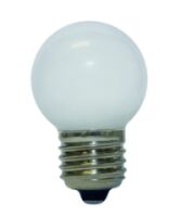 MK Illumination LED-Leuchtmittel LED Deco Golf Ball E27 ww frosted 0.7W