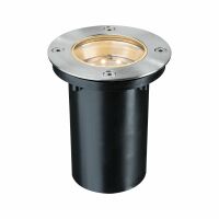 PAULMANN Floor recessed light set - special line - 230 V LED Warm white - stainless steel - 1 pc. set - Garden - Black - Stainless steel - IP67 - Metal - Stainless steel - 500 kg - 1.2 W