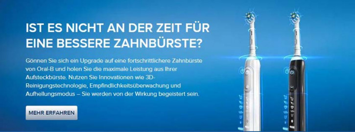 Noch mehr Auswahl im Oral-B Markenshop