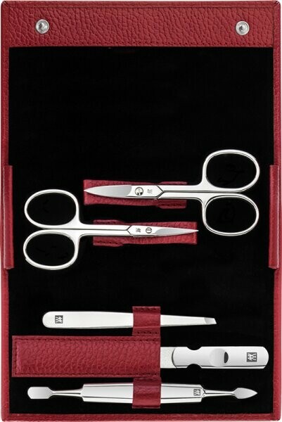 Zwilling Maniküre Pediküre Set 5tlg. mit Nagelschere, Leder Kosmetikprodukte Zwilling Maniküre Pediküre Set 5tlg. mit Nagelschere, Leder Kosmetikprodukte