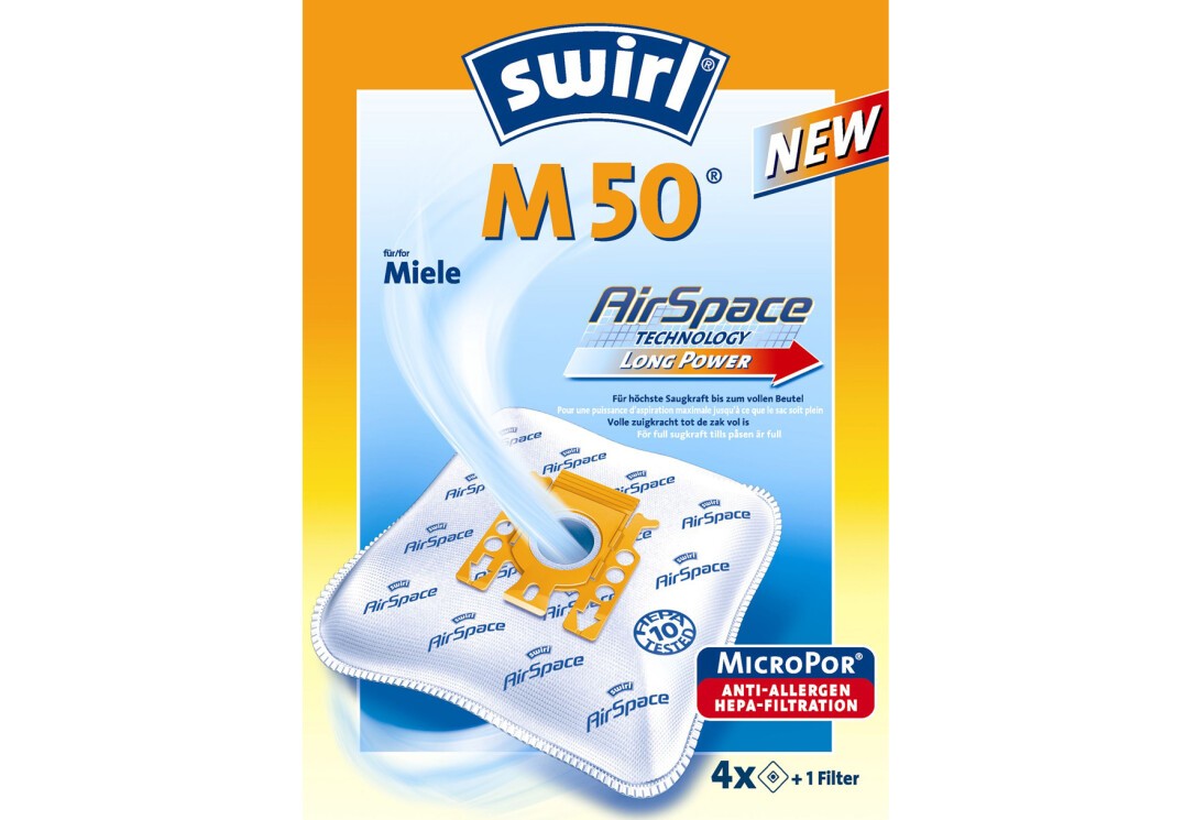 Swirl M 50 MP Plus AirSpace Staubsaugerbeutel Swirl M 50 MP Plus AirSpace Staubsaugerbeutel