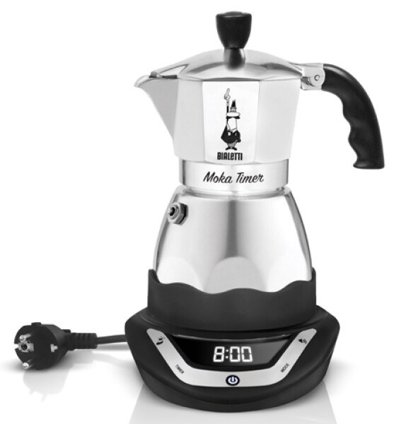 Bialetti EASY TIMER - Electric mocha pot - Ground coffee - Black Bialetti EASY TIMER - Electric mocha pot - Ground coffee - Black