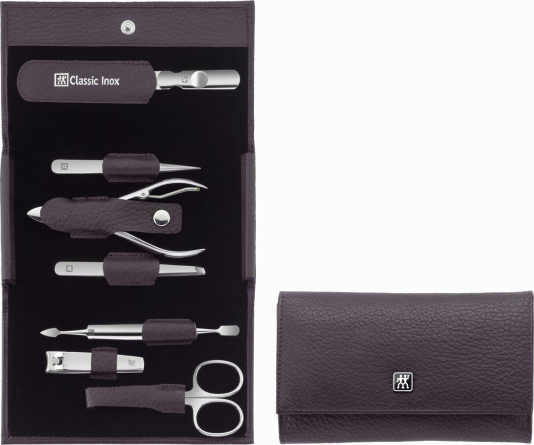 Zwilling Maniküre Pediküre Set 7tlg. mit Nagelknipser, Leder Kosmetikprodukte Zwilling Maniküre Pediküre Set 7tlg. mit Nagelknipser, Leder Kosmetikprodukte