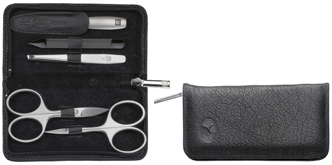 ZWILLING Reißverschluss-Etui, Yakleder, schwarz, 5-tlg. TWINOX® Etuis 98681-004-0 ZWILLING Reißverschluss-Etui, Yakleder, schwarz, 5-tlg. TWINOX® Etuis 98681-004-0