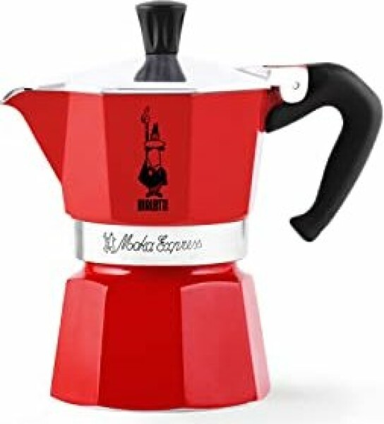 Bialetti Moka Express - Moka pot - Red - Aluminum - 6 cups - 1 pc(s) Bialetti Moka Express - Moka pot - Red - Aluminum - 6 cups - 1 pc(s)