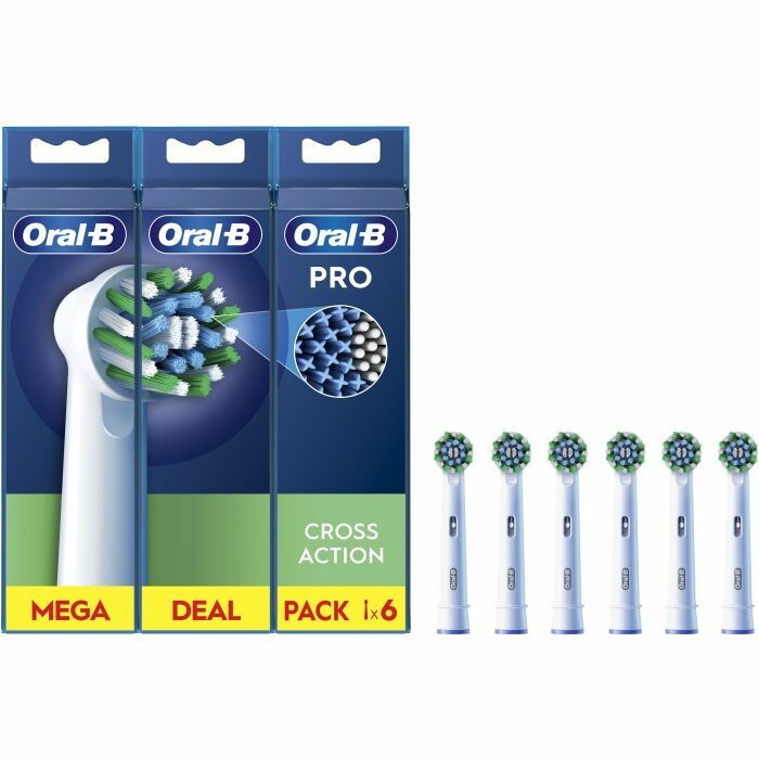 Oral-B EB50 CrossAction Aufsteckbürsten 6er Oral-B EB50 CrossAction Aufsteckbürsten 6er