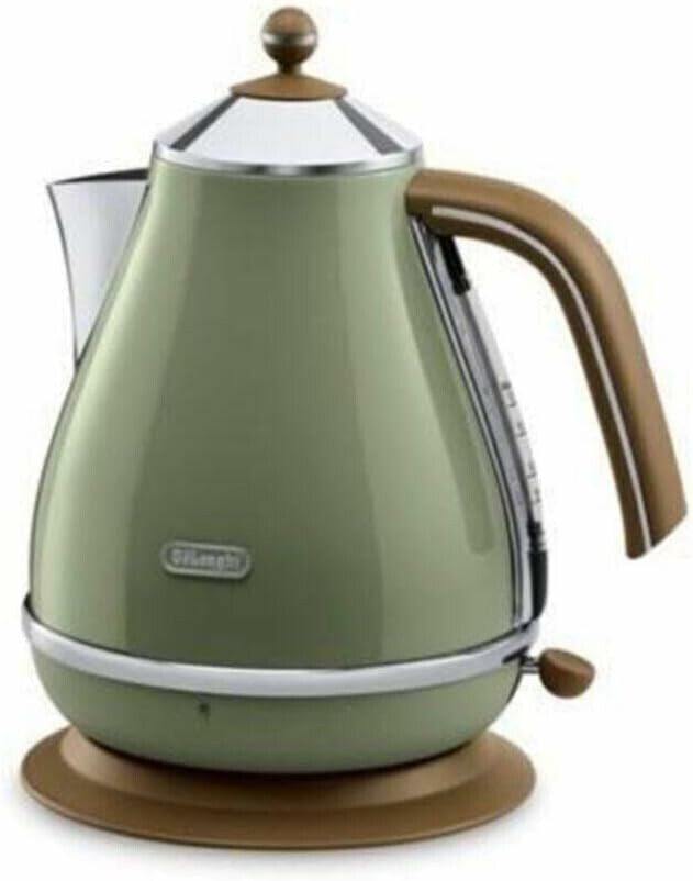 De Longhi KBOV 2001.GR - 1.7 L - 2000 W - Green - Stainless steel - Water level indicator - Overheat protection De Longhi KBOV 2001.GR - 1.7 L - 2000 W - Green - Stainless steel - Water level indicator - Overheat protection