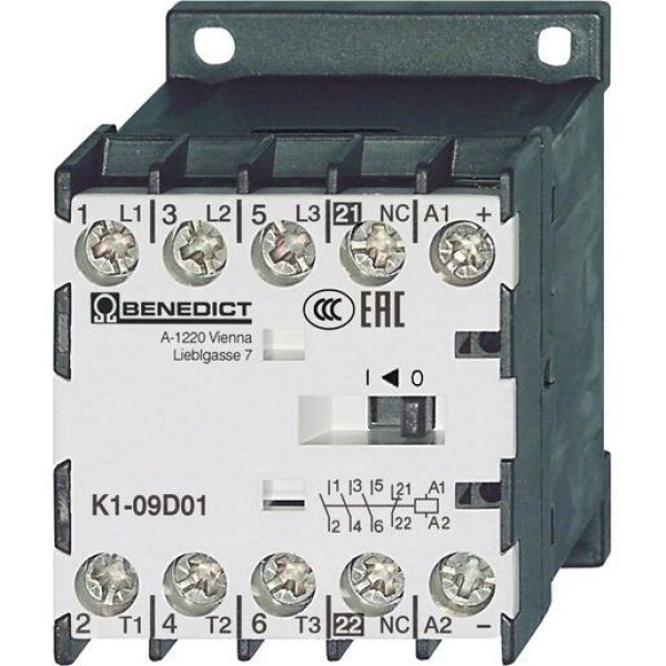 Benedict MINI-SCHÜTZ 4KW 3~400V (K1-09D01 =24V) Benedict MINI-SCHÜTZ 4KW 3~400V (K1-09D01 =24V)
