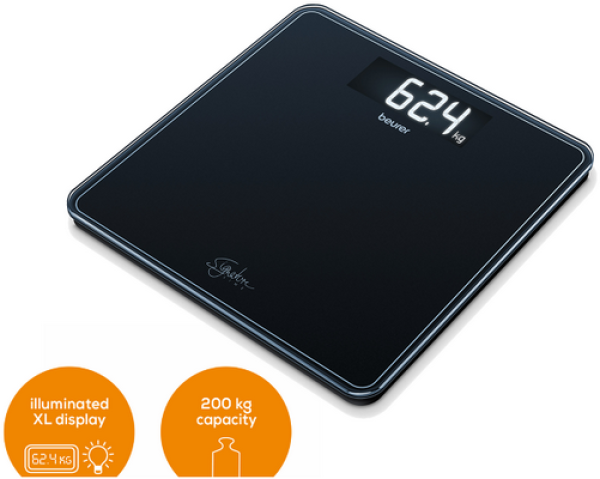 Beurer GS 400 black Glaswaage Signature XXL 200kg Beurer GS 400 black Glaswaage Signature XXL 200kg