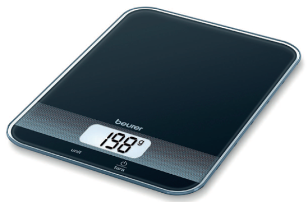 Beurer KÜCHENWAAGE             5KG/1G (KS 19 BLACK) Beurer KÜCHENWAAGE             5KG/1G (KS 19 BLACK)