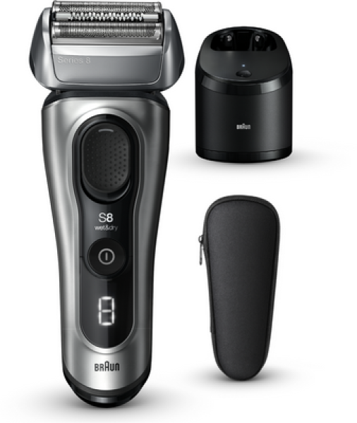 Braun Rasierer 218207 8567CC Series 8 silber/schwarz Braun Rasierer 218207 8567CC Series 8 silber/schwarz