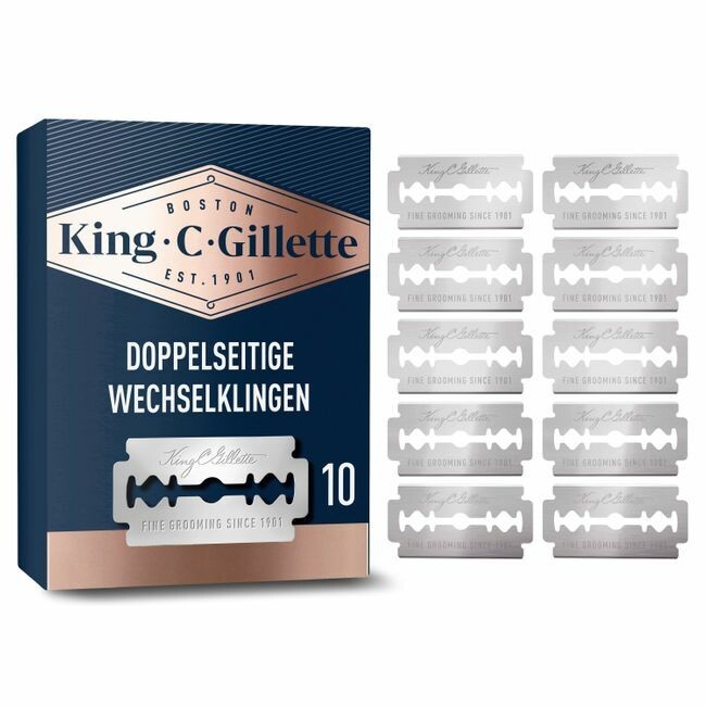 King C. Gillette Rasierhobel Systemklingen 10er King C. Gillette Rasierhobel Systemklingen 10er