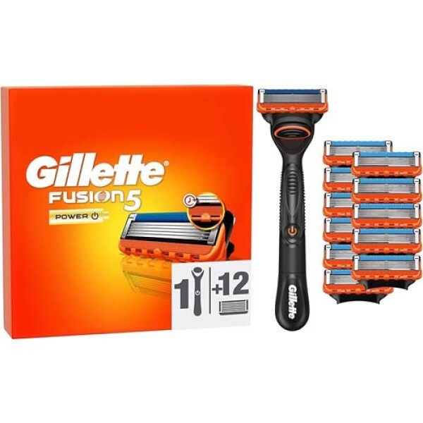 Gillette Fusion5 Power Rasierer, 12 Ersatzklingen Gillette Fusion5 Power Rasierer, 12 Ersatzklingen