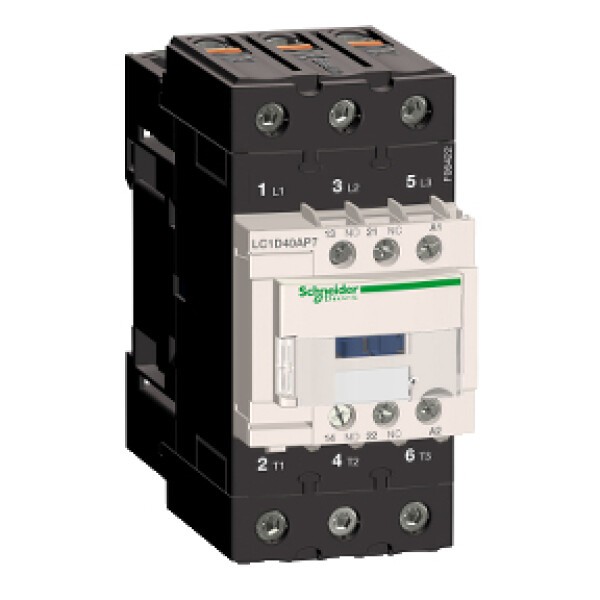 Schneider Electric SCHÜTZ 3P 18,5KW 1S1O 230V (LC1D40AP7) Schneider Electric SCHÜTZ 3P 18,5KW 1S1O 230V (LC1D40AP7)