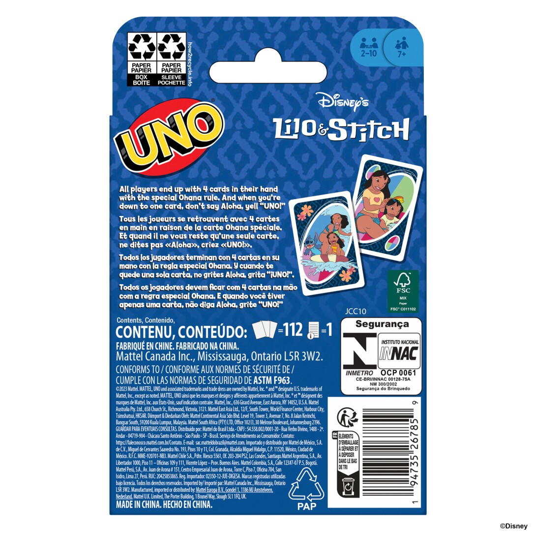 Mattel UNO Lilo & Stitch Kartenspiel Mattel UNO Lilo & Stitch Kartenspiel