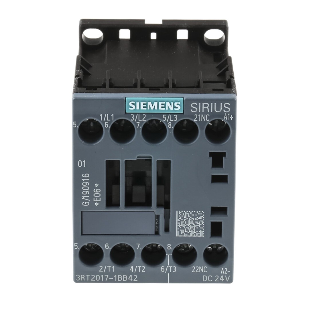 Siemens SCHÜTZ,AC3:5,5KW 1OE DC24V (3RT2017-1BB42) Siemens SCHÜTZ,AC3:5,5KW 1OE DC24V (3RT2017-1BB42)