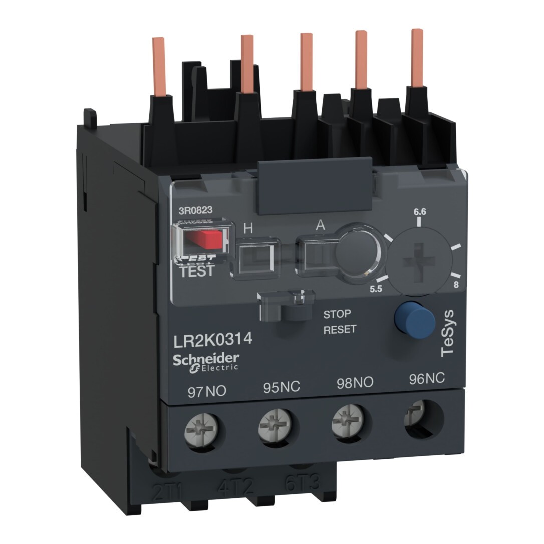 Schneider Electric THERMORELAIS   5,5  -  8   A (LR2-K0314) Schneider Electric THERMORELAIS   5,5  -  8   A (LR2-K0314)