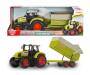 Simba Dickie CLAAS Ares tractor with trailer, 57 cm
