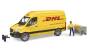 Bruder MB Sprinter DHL mit Fahrer| 02671