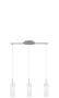 Eglo Leuchten EGLO TROY 3 - Flexible mount - Nickel - White - Steel - Glass - IP20