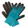 Gardena 11511-20 - Gardening gloves - Black - Blue - M - SML - Elastane - Nitril - Polyester - 42% polyester - 55% nitrile - 3% elastane
