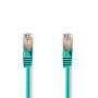 Nedis CAT5e-Netzwerkkabel / SF/UTP / RJ45 Stecker / RJ45 Stecker / 5.00 m / Rund / PVC / Grün / Plastikbeutel