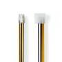 Nedis CCGP74060VA015 - 0.15 m - PCI-E (6-pin) - Molex (4-pin) - Male/Male - Straight - Straight