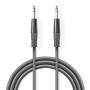Nedis Stereo-Audiokabel / 6.35 mm Stecker / 6.35 mm Stecker / Vernickelt / 1.50 m / Rund / Dunkelgrau / Kartonhülle