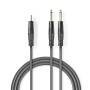 Nedis Stereo-Audiokabel| 2x 6.35 mm Stecker| 3.5| Vernickelt| 3.00 m| rund - Audio/Multimedia