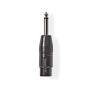 Nedis XLR ADAPTER 3PIN BU76,35MM STE (COTP15940BK       SW)
