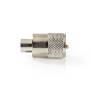 Nedis PL259 Stecker / Gerade / Stecker / Vernickelt / 50 Ohm / Lot / Kabeleingangsdurchmesser: 6.0 mm / Metall / Silber / 25 Stück / Umschlag