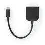 Nedis USB-Adapter| USB 3.2 Gen 1| USB-Typ-C Stecker| VGA Buchse| 5 Gbps| 0.20 m|