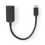 Nedis N CCGP64652BK02 - Adapter USB-C Stecker> HDMI Buchse 4K 60Hz 0.2 m