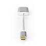 Nedis N CCTB64680AL02 - USB 3.0 C Stecker auf HDMI Buchse mit Strom 0.2 m
