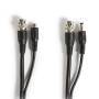 Nedis CCTV-Sicherheitskabel / BNC / DC / 50.0 m / Rund / PVC / Schwarz / Kartonverpackung